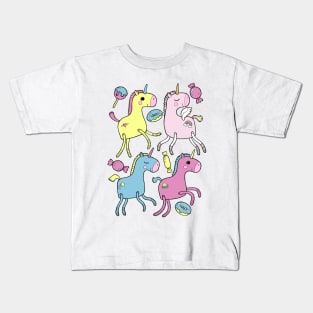 Sweet Unicorns Kids T-Shirt